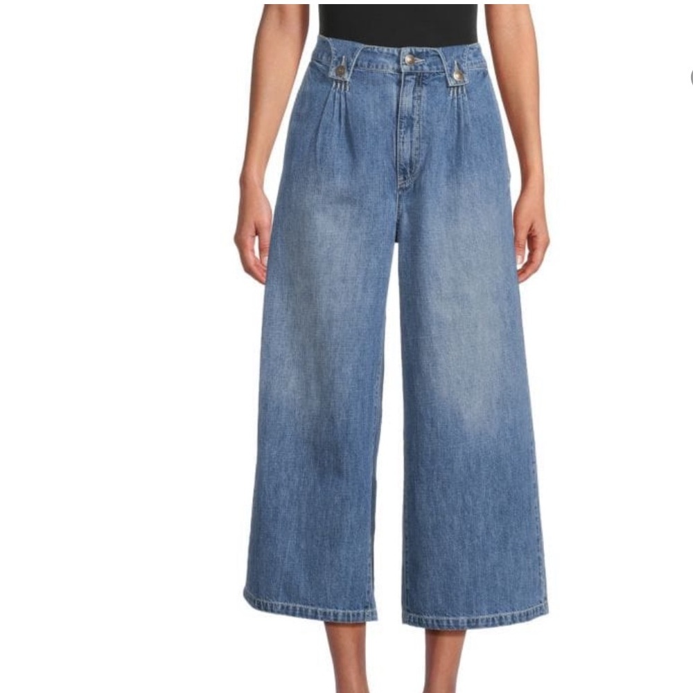 Joie Porter Crop Wide Leg Jeans Women's Size 26 Nwt